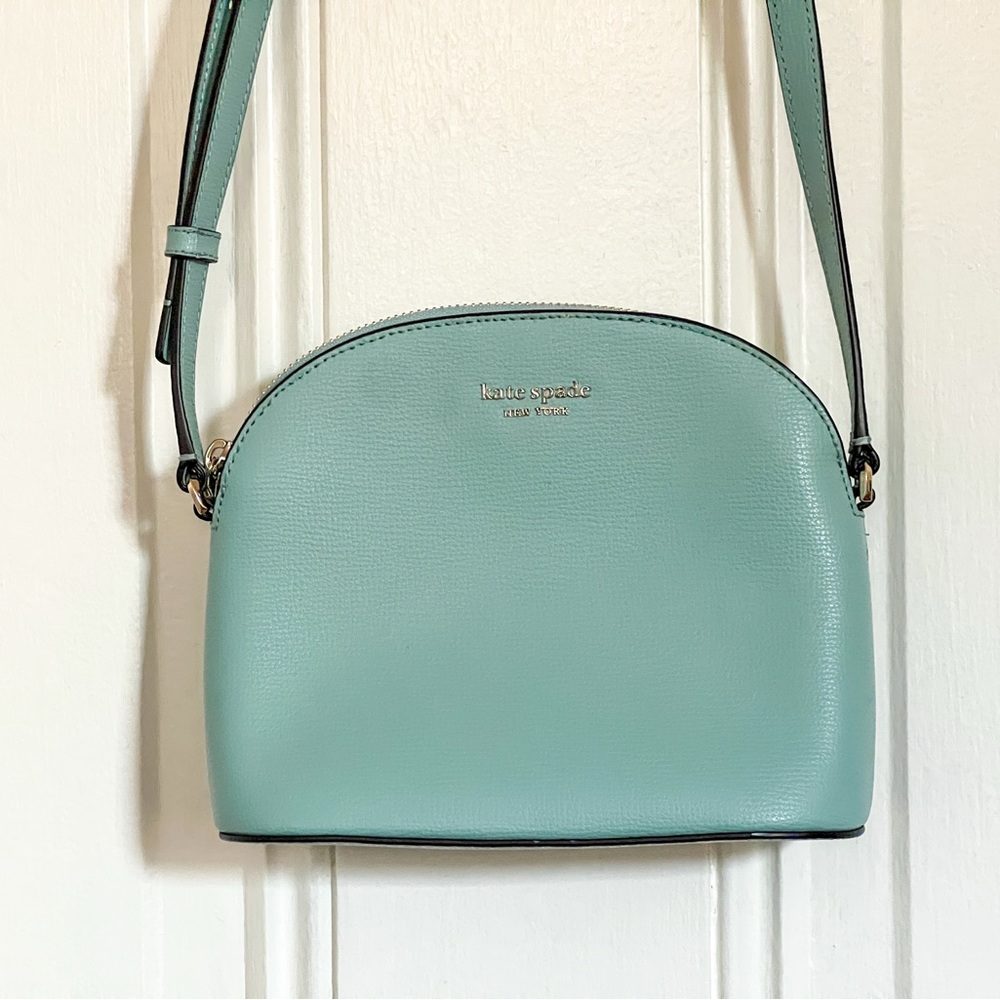 Kate Spade Blue Leather Crossbody Bag